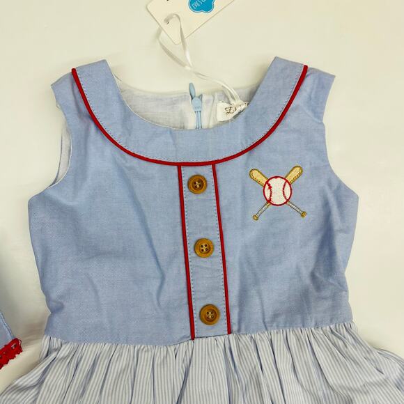 NWT Evie's Closet Size 2 Ballpark Days Dress - Picture 4 of 7